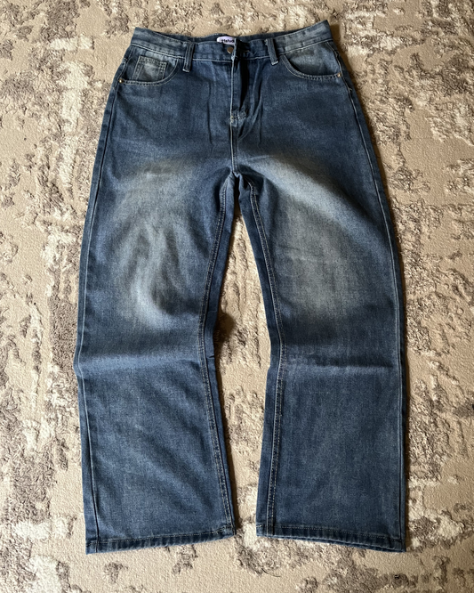 V2 blue baggy jeans