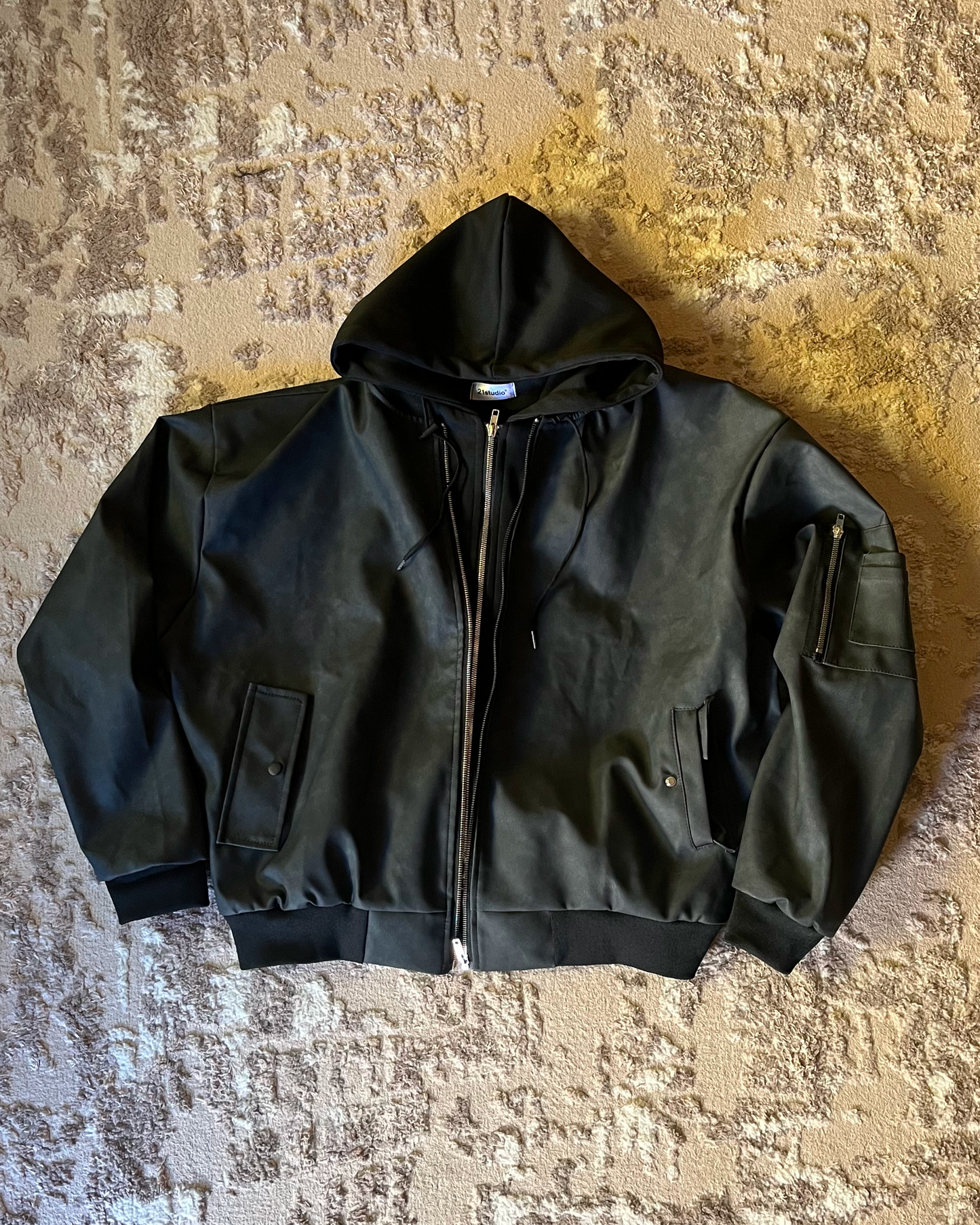 V1 black jacket