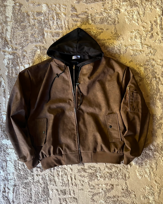 V1 brown jacket