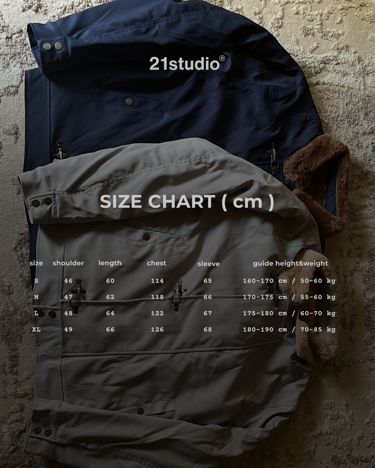 V2 midnight blue toggle jacket