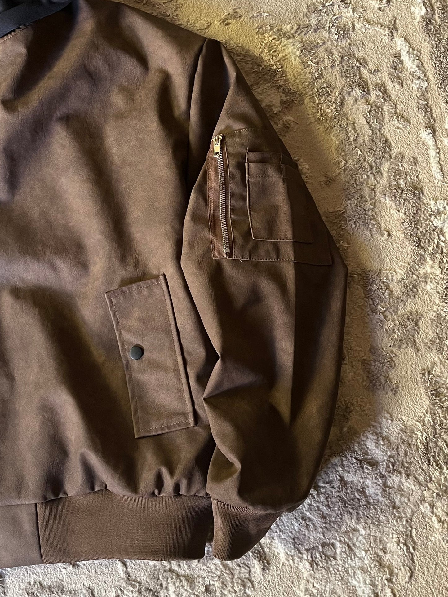 V1 brown jacket