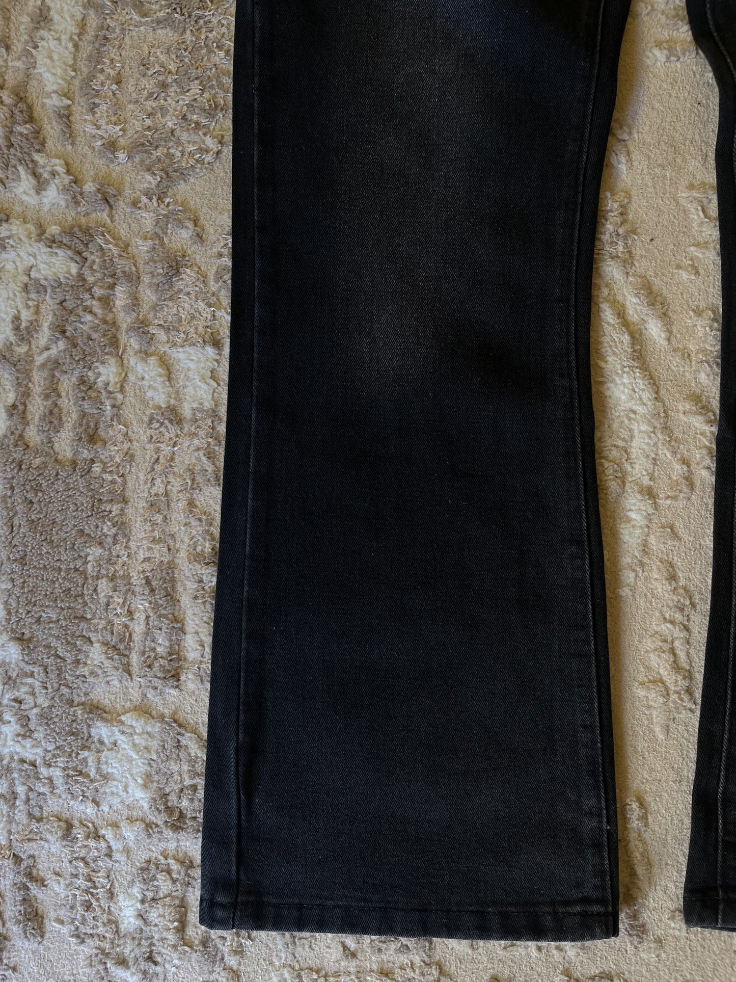 V1 black bootcut jeans
