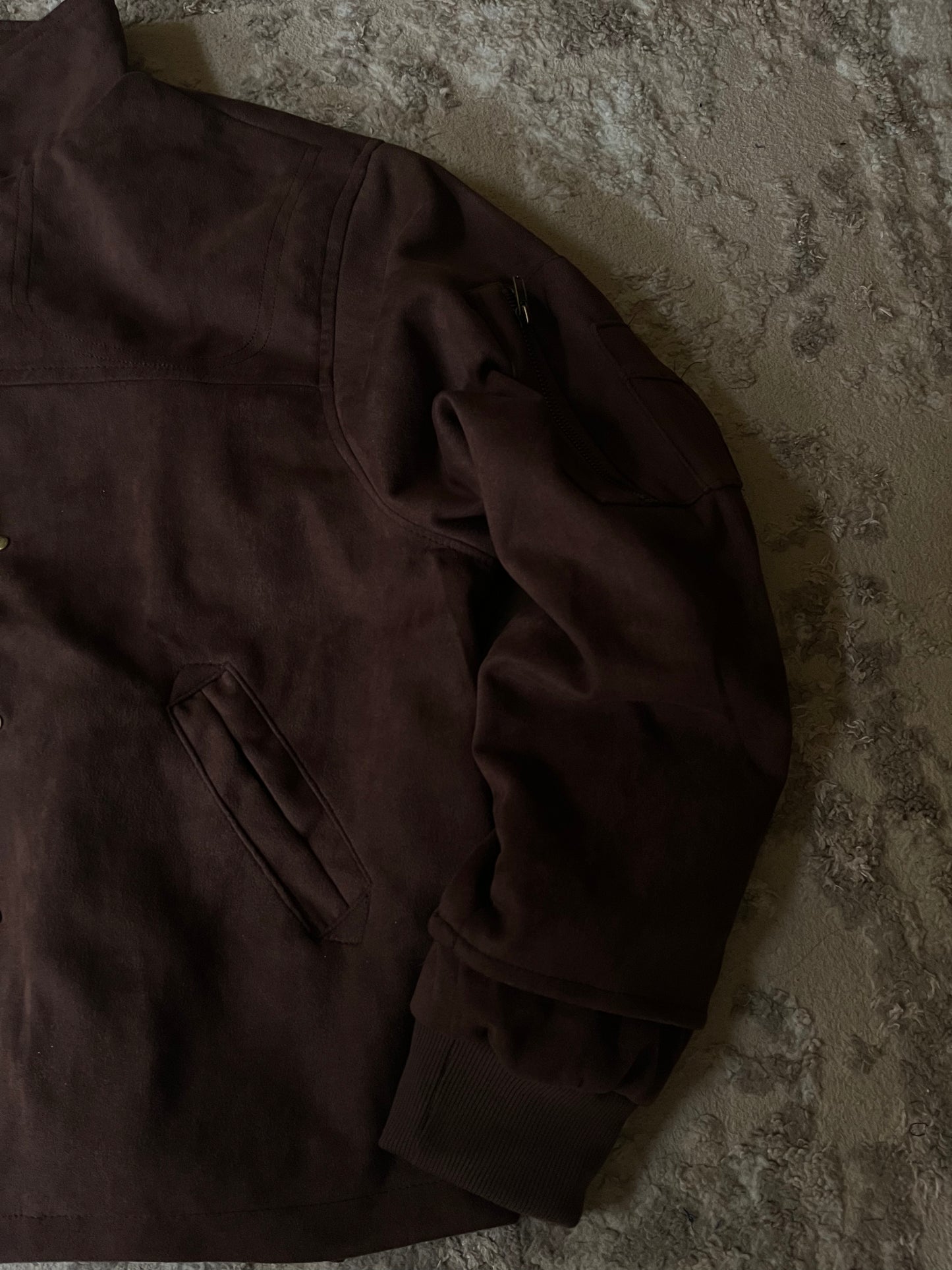 V2 brown toggle jacket