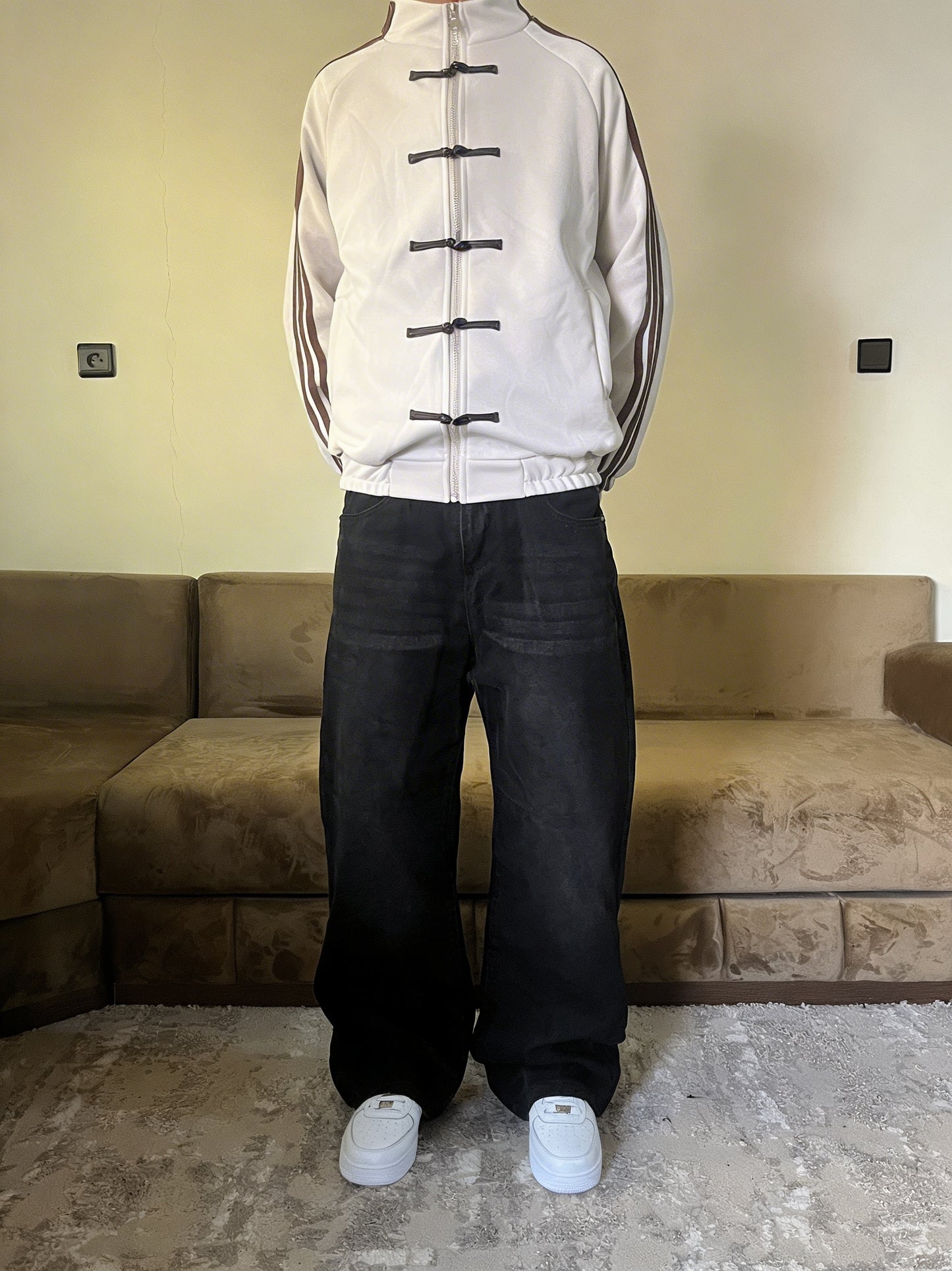 V1 black Loose fit jeans