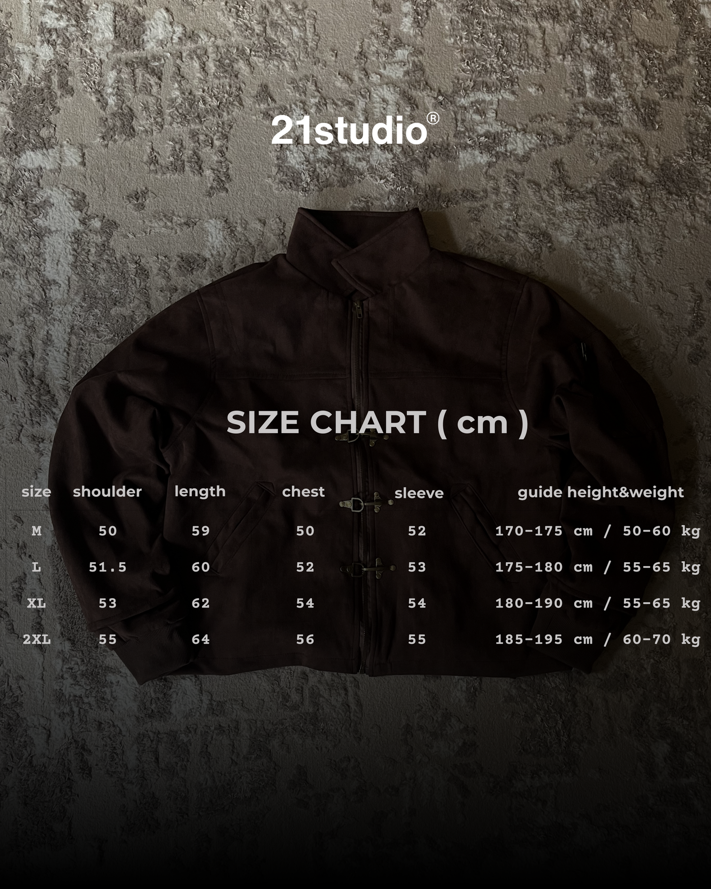 V2 brown toggle jacket